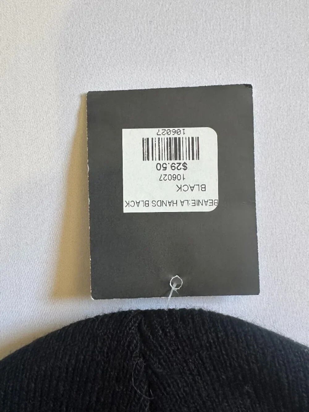 Black Los Angeles LA Beanie NWT